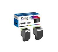 - x2 Toners - 71B2HK0 (Noir) - Compatible pour Lexmark CS417dn CS417 CS517de CS517 CX417 CX417de CX517 CX517de