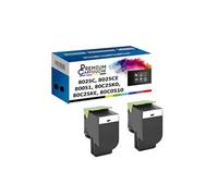 - x2 Toners - 80C0S10 (Noir) - Compatible pour Lexmark CS310 CS310dn CS310n CS410 CS410dn CS410dtn CS410n CS510 C