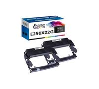 - x2 Toners - E250X22G (Noir) - Compatible pour Lexmark E250 E250D E250DN E350 E350D E352 E352DN E450 E450DN
