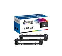 - x2 Toners - EP718 BK (CC530) (Noir) - Compatible pour Canon i-SENSYS MF 720 Series MF 720 Series MF 720 Series