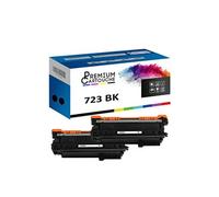 - x2 Toners - EP723 BK 2644B002 (CE250) (Noir) - Compatible pour Canon i-SENSYS LBP-7750 cdn
