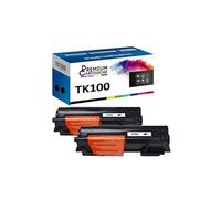 - x2 Toners - TK100 370PU5KW (Noir) - Compatible pour Kyocera KM 1500 Kyocera KM 1815 Kyocera KM 1820 Olympia Ome