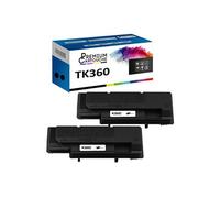 - x2 Toners - TK360 1T02J20EU0 (Noir) - Compatible pour Kyocera FS-4020D Kyocera 4020DN