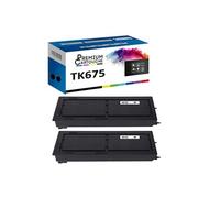 - x2 Toners - TK675 1T02H00EU0 (Noir) - Compatible pour Kyocera KM 2540 Kyocera KM 2560 Kyocera KM 3040 Kyocera K