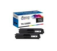 - x2 Toners - TN-328BK (Noir) - Compatible pour Brother HL-4570CDW 4570CDWT, DCP-9270CDN, MFC-9970CDW