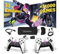 X2 Ultra Console de Jeux Rétro Console retrogaming,41000+ Jeux 40+ Émulateurs,4K HD Console de Jeux avec Double contrôleur sans Fil 2,4 GHz,Console Retro,Plug-and-Play Émulateur Console (64G)