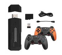 X2 Ultra Retro Game Console Stick, 64G 35000 Classic Games 4K HDMI Sortie Plug & Play Système de jeu TV avec deux manettes sans fil