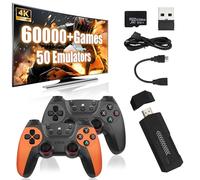 X2 Ultra Retro Game Stick Pro-4K Gaming Console avec 64/128/256GB Memory,Supporte Plus de 37000/42000/60000 Jeux rétro à Travers 50+ émulateurs,Plug & Play Retro Games for TV,256g (white64g)