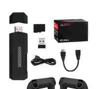 X2 Ultra Video Game Flash Drive Console Gamepad Only 2.4G Double Controller Games Game 64/128/256G 4K HD30000 Retro