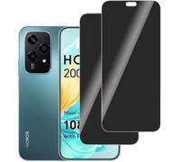 x2 Verres Trempé pour Honor 200 Lite / 400 Lite / X8b / X8c - Film Noir Anti Espion Privé Vitre Protection Ecran