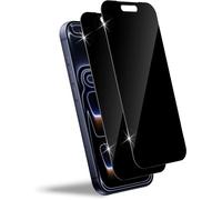 x2 Verres Trempé pour iPhone 17 Pro Max - Film Noir Anti Espion Privé Confidentialité Vitre Protection Ecran