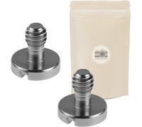 X2 Vis de Fixation 1/4 pour Appareil Photo DSLR Manfrotto benro Tripod Trépied Monopode Plateau Rapide Semelle Queue d'aronde Plate Quick Release