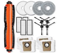 X20 Max/X20 Pro Kit d'accessoires de rechange compatible avec Xiaomi X20 Max/X20 Pro Roller Robot Aspirateur Pièces 1 brosse principale TriCut, 4 filtres HEPA, 4 brosses latérales, 4 chiffons
