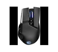 X20 - Souris - ergonomique - optique - 10 boutons - sans fil, filaire - USB, Bluetooth, 2.4 GHz - noir
