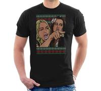 X2024LIAN Ladies Yelling Real Housewives of Beverly Hills Christmas Men's T-Shirt T-Shirts à Manches Courtes(Large)