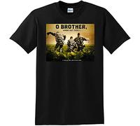 X2024LIAN O Brother Where Art Thou T Shirt 4k bluray DVD Cover Small Medium Large T-Shirts à Manches Courtes(Small)