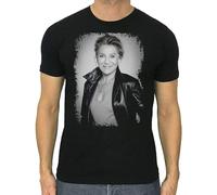 X2024LIAN Sheila T-Shirt French Singer Chanteuse Francaise Cotton Black Men T-Shirt Black T-Shirts à Manches Courtes(XX-Large)