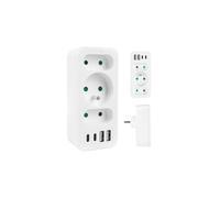 x3 + 4x Prise de courant USB, répartiteur avec 3 MCE248 F/W