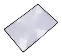 X3 Book Page Grossissement De Convinient A5 Flat Pvc Loupe Fiche Loupe Lecture Lentille En Verre