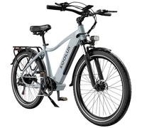 X3 E-Bike 26 pouces, vélo électrique avec 7 vitesses au moyeu Shimano , 65-80km Range, moteur arrière 13,5Ah / 48V batterie, multitalent E-bike hollandais