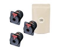 X3 Embase Connecteur Femelle Prise Gros Jack 6.35mm Stereo 100% Metal avec Verrouillage a Souder pour Enceinte Ampli Caisson Audio - ADAPTOUT MARQUE FRANÇAISE