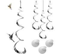 X3 Épouvante-oiseaux extérieur pour assistants d'oiseaux. Répulsif pigeons sans maltraitance animale. Épouvantail pour potager ou jardin