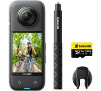 X3 Kit Vlog - Caméra d'action 360 Degrés Étanche avec Capteur 1/2"", Photos 360 5,7K 72MP, Stabilisation, Écran Tactile 2,29"", Vibrations, Montages IA, Live, Webcam, Commande vocale.[G562]