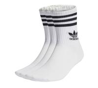 X3 Paires de Chaussette Blanc/Noir Adidas Crew Sock 43/45