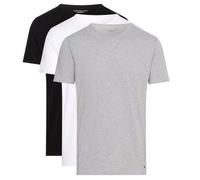 x3 T-Shirts Noir/Gris/Blanc Homme Tommy Hilfiger Stretche S/M