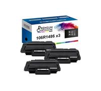- x3 Toners - 106R01486 106R1486 (Noir) - Compatible pour Xerox WC 3210 Xerox WC 3220 Xerox WC 3220 DN Xerox Work