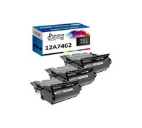 - x3 Toners - 12A7462 (Noir) - Compatible pour Lexmark X630 X634 T630 T632 T634 X632