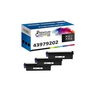 - x3 Toners - 43979202 (Noir) - Compatible pour OKI B420 OKI B430 OKI B430D OKI B430DN OKI B440 OKI B440DN MB460