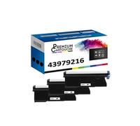 - x3 Toners - 43979216 (Noir) - Compatible pour OKI MB460 OKI MB470 OKI MB480 OKI MB460 OKI MB470 OKI MB480