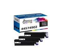 - x3 Toners - 44574902 (Noir) - Compatible pour OKI B431d OKI B431dn+ OKI B431dn OKI MB471w MFP OKI MB491 OKI MB4