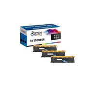 - x3 Toners - C13S050166 (Noir) - Compatible pour Imprimante Epson EPL 6200 Epson 6200 DTN Epson 6200 N
