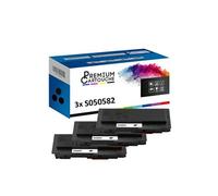 - x3 Toners - C13S050582 (Noir) - Compatible pour Imprimante Epson Aculaser M 2400 D Epson Aculaser M 2400 DN Epson Aculaser M 2400 DT Epson Ac