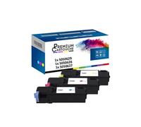 - x3 Toners - C13S050629 + 50628 + 50627 (Cyan + Magenta + Jaune) - Compatible pour Imprimante Epson Aculaser C 2900 DN C 2900 N C 2900 Series