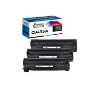 - x3 Toners - CB435A (Noir) - Compatible pour HP LaserJet Pro M1132 HP LaserJet Pro M1217nfw HP LaserJet P1005 HP