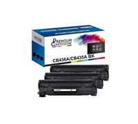 - x3 Toners - CB436A (Noir) - Compatible pour HP LaserJet Pro M1132 HP LaserJet Pro M1217nfw HP LaserJet P1005 HP