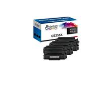 PREMIUM CARTOUCHE - x3 Toners - CE255X (Noir) - Compatible pour HP LaserJet Enterprise P3015d HP LaserJet Enterprise P3015dn HP Las