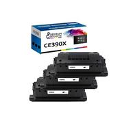 - x3 Toners - CE390X 90X (Noir) - Compatible pour HP LaserJet Enterprise 600 M601 series HP LaserJet Enterprise 6