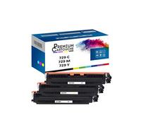 - x3 Toners - EP729 C 4369B002 (CE311) + EP729 M (Cyan + Magenta + Jaune) - Compatible pour Canon Lasershot LBP-
