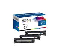 - x3 Toners - EP731C 6271B002 (CF211A) + EP731M 6 (Cyan + Magenta + Jaune) - Compatible pour Canon Color imageCLA
