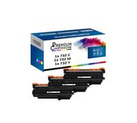 - x3 Toners - EP732C 6262B002 (CE401X) + EP732M 6 (Cyan + Magenta + Jaune) - Compatible pour Canon LBP-5480 Canon