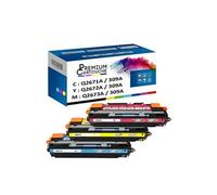 - x3 Toners - Q2671A 309A + Q2673A 309A + Q2672A (Cyan + Magenta + Jaune) - Compatible pour HP Color LaserJet 35