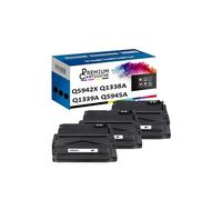 - x3 Toners - Q5942X Q1338A Q1339A Q5945A (Noir) - Compatible pour HP LaserJet 4200 HP LaserJet 4200dtn HP LaserJ