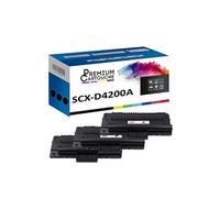 - x3 Toners - SCX-D4200A ELS (Noir) - Compatible pour Samsung SCX-4200 Samsung SCX-4200 F Samsung SCX-4200 R