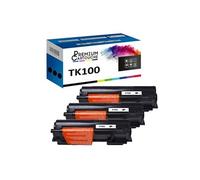- x3 Toners - TK100 370PU5KW (Noir) - Compatible pour Kyocera KM 1500 Kyocera KM 1815 Kyocera KM 1820 Olympia Ome