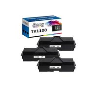 - x3 Toners - TK1100 (Noir) - Compatible pour Kyocera FS-1110 Kyocera 1024MFP Kyocera 1124MFP Kyocera 1130MFP Kyo