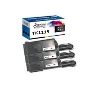 - x3 Toners - TK1115 1T02M50NL0 (Noir) - Compatible pour Kyocera FS-1041 Kyocera FS-1220 MFP Kyocera FS-1320 MFP